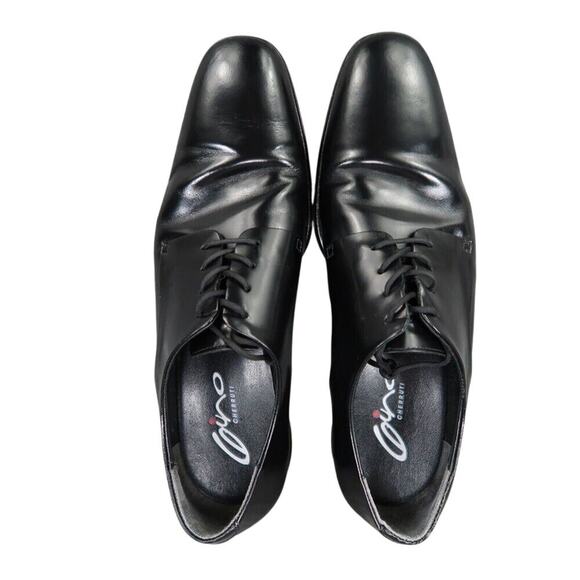Gino Cherruti Shoes Mens 7.5 Oxford Dress Plain Toe Black Formal Classic Lace Up main image 10